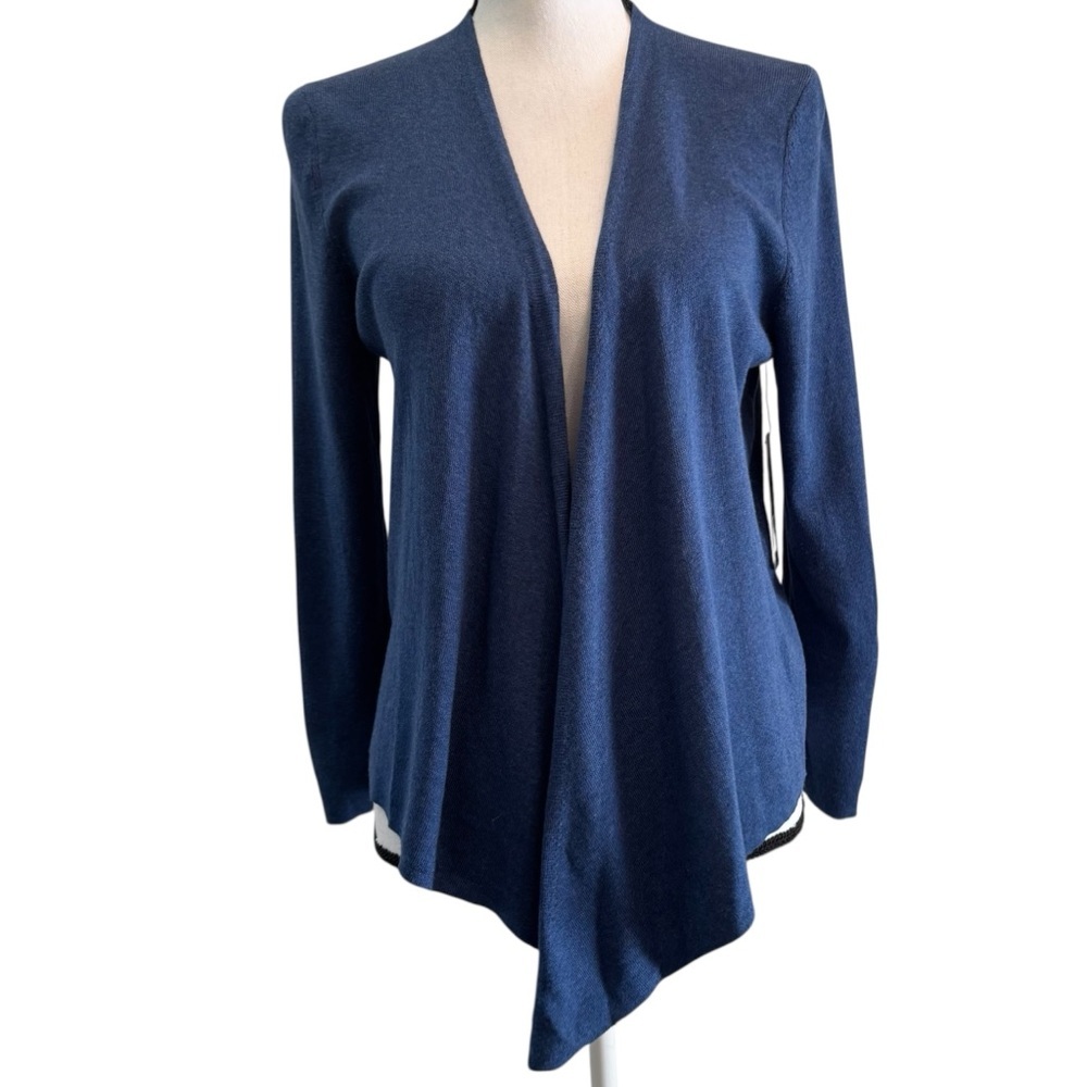 Nic+Zoe NEW 4- Way Open Waterfall Cardigan Size Petite Medium - Picture 2 of 15